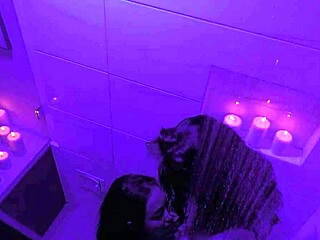 valen and danyla enjoy a steamy shower together in the pool area, exploring girl on girl pleasure as latina swingers