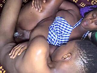 Big Pussy Creampie Dripping into Another Girl's Eager Mouth