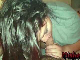 Intense Deep Throat Action With Cute Misheille And Monster Cock