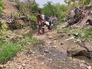 We got down and dirty fucking in the forest with that fat bbw and her huge ass