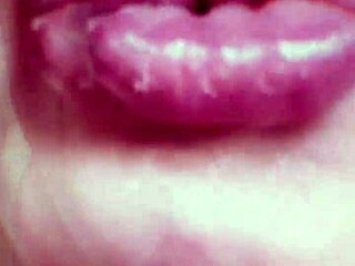 Nude Lips on Chick with Glasses Contrast Kinky Goddess Vibes