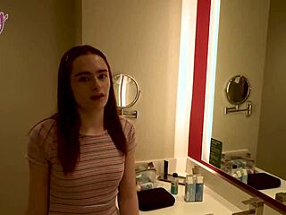 Lucky Seth Brogan Fucks Pretty 18yo Reese Robbins in Missionary Doggystyle Cowgirl with Creampie Blowjob Handjob