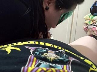 sexy homemade asian milf takes big cock missionary in bedroom until cum on ass