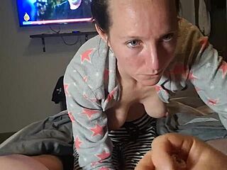 Taking a dick in the mouth like a skinny amateur babe