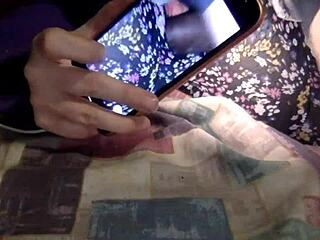 Trainer Stretches Neglected Housewife's Tight Pussy While Husband Watches Creampie Action