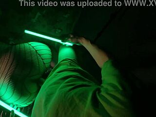 Catwoman explores a sensual night in latex with orgasmic toys and fishnets