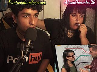 Reaccionando contrasts top argentinian porn with fat ass blowjob ending in chubby fantasy fuck