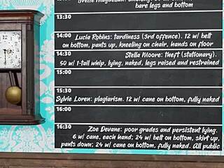 Oh man, check out this principled BDSM caning animation short with British whipping and spanking in the garage!