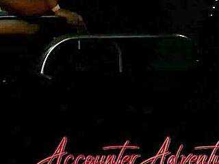 Teen Suggestively Rides Big Cock Outdoors To Cumshot