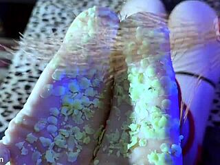 Warming up those bare soles with intense tickling and deep foot gagging now!