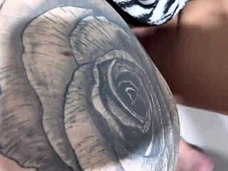 Homemade tanned amateurs with big natural tits licking wet pussy and anal in bedroom