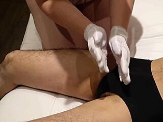 why are you making me wear women's pants while slapping my cock and balls?