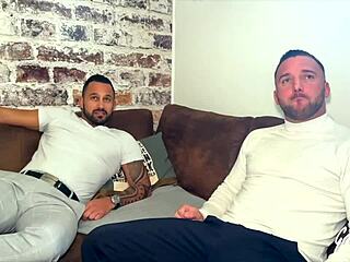 Aurbeaureal Belle Blonde Veut Deux Bonnes Bites In Sexy Lingerie Mmf Threesome With French Milf Slut Stockings And Big Tits.