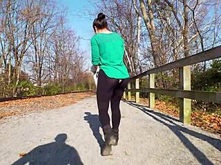 I felt so exposed with staged leggings rip during public flashing prank