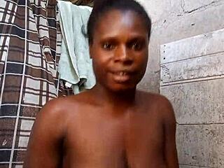 Skinny girl teases softly in bed during early morning solo session