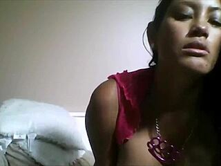 horny maxine x sexts wildly while dildo fucking her wet pussy to squirting orgasm in lingerie. big fake tits bounce as she cums hard!