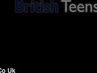 18 Year Old British Hottie Gives Blowjob to Old Guy with Cumshot