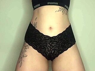 amateur latina teases tight cameltoe fetish in panties pov