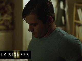 Hot blondie feels down after her boyfriend leaves, so she hooks up with a close guy for passionate relief.