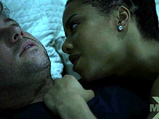 Interracial hardcore teaser with deepthroat sucking and doggystyle bending in Sex Sounds II from Missax