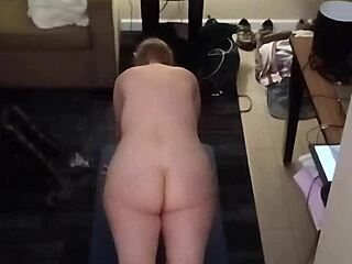 Hot Milf Big Natural Tits Naked Yoga Session