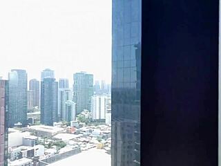 Exotic Asian girl next door relaxes solo in bed with pretty petite body