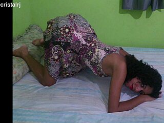 Curly Brazilian Housewife Jade Teasing Her Husband With Flashing And Exhibitionist Moves