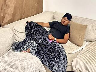 Whoa stepmom totally tricks and bangs her stepson in a wild bedroom session with that big cock and tight pussy action!