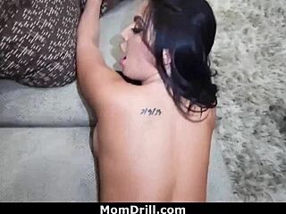 alexa payne gives blowjob to release pent-up cum in missionary doggystyle creampie session