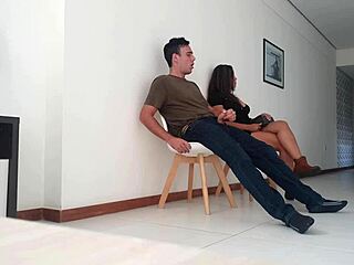 Intriguing homemade teen nurse sucks cock on patient in hospital outdoor setting