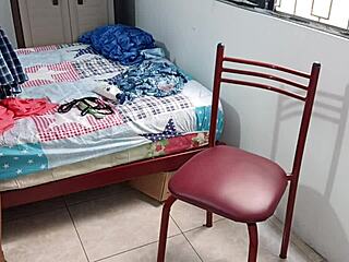 I tempt my teacher with a steamy uniform video while touching myself naughtily