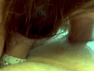 I feel so aroused watching this beautiful big tits amateur giving homemade blowjob to her boss