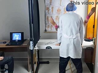 I took my wife to the clandestine gynecologist for ultrasound but it turned into humiliating cuckold fucking