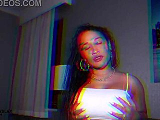 Labelladiablax takes massive bbc destroying her ass