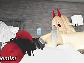 brunette babe finds random whore in roblox and starts intense hardcore fucking session