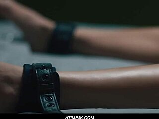 What the hell? This simulation with blonde milf in lingerie getting interracial creampie and choking in office!