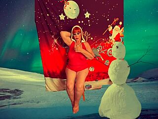 Fat Cougar Granny In Christmas Costume Gets Homemade Missionary And Doggystyle Fuck From Cheating Partner In Pov