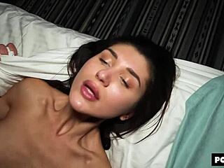 Petite Teen Rides Big Cock In Steamy Shower Quickie