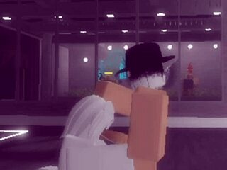 Unexpected Encounter - Stranger Met in Roblox Leads to Wild Riding and Missionary Action Until Cumshot