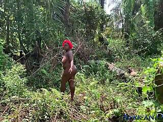 Behind the Scenes Outdoor Photoshoot with Curvy Ebony Babe