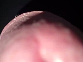 ASMR intense strong cumshot with moans dirty talk huge cock close-up sexy guy nude only t-shirt big Italian dick public live jerk off and sperm