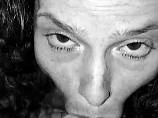 Rhonda BJ Queen Passionately Sucks Cum From Nuts With Intense Deepthroat And Rimjob Action