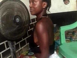 The crazy girl loved to twerk in her sexy clothes until she stripped naked for more fun.