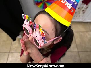 Milf and blonde team up for big cock missionary and doggystyle in naughty private party