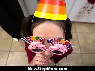 Milf and blonde team up for big cock missionary and doggystyle in naughty private party