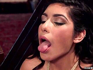 Hey, watch blonde governess and sub get fucked hard in bondage! 😈🔥