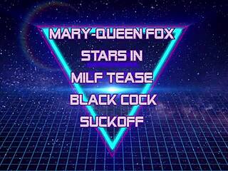 Blonde Milf Teases And Sucks Black Cock In Promo With Mary Queen Fox