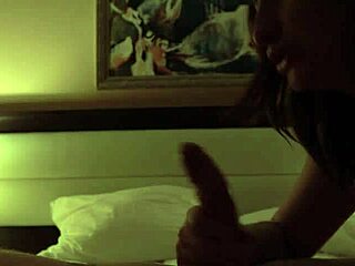 hey sexy milf rides cowgirl then takes facial cum in mouth after intense blowjob emojis 🍆💦😘