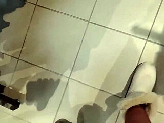 hey, your italian stepmother flashes her big ass and hairy pussy in the dressing room