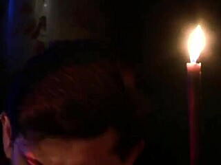 French Maid Toni Samantha Engages In Intense Session With Master In Bed Wearing Heels And Stockings.